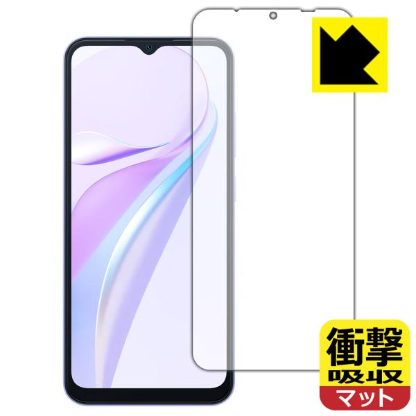 Blackview WAVE 6C 対応 衝撃吸収[反射低減] 保護 フィルム 耐衝撃 日本製