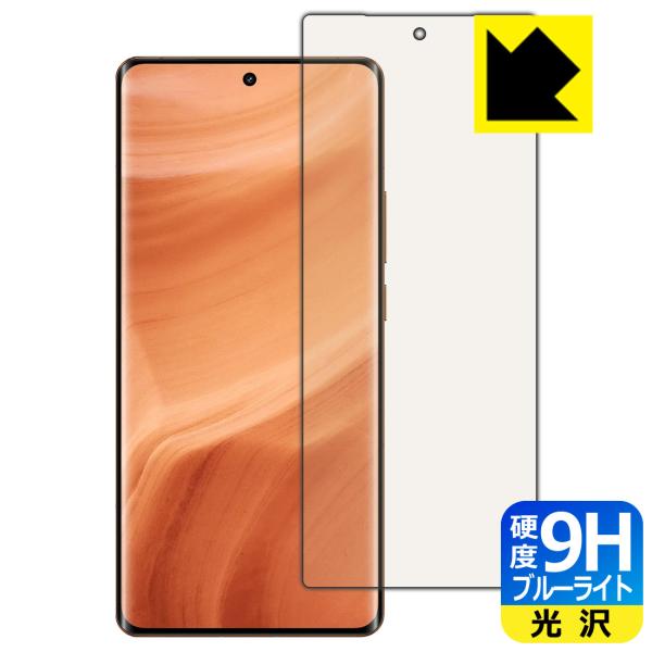 realme GT5 Pro 対応 9H高硬度[ブルーライトカット] 保護 フィルム [指紋認証対応...