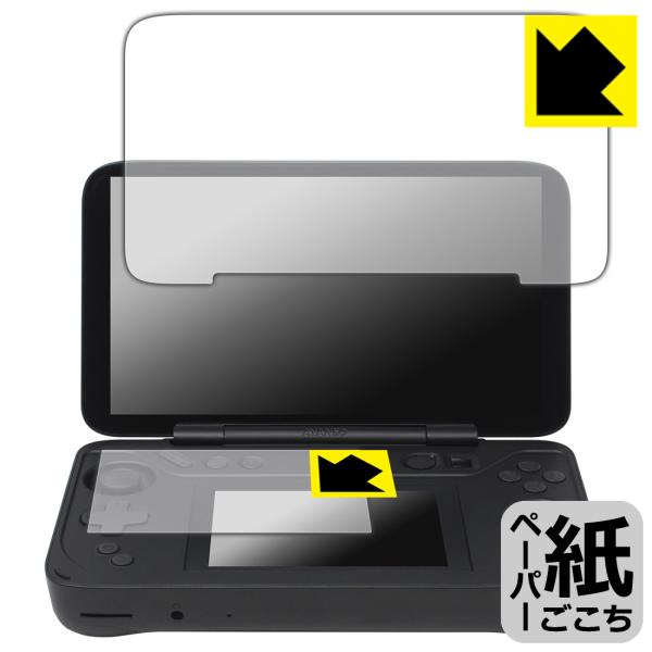 AYANEO FLIP DS 対応 ペーパーライク 保護 フィルム [メイン用/サブ用] 反射低減 ...