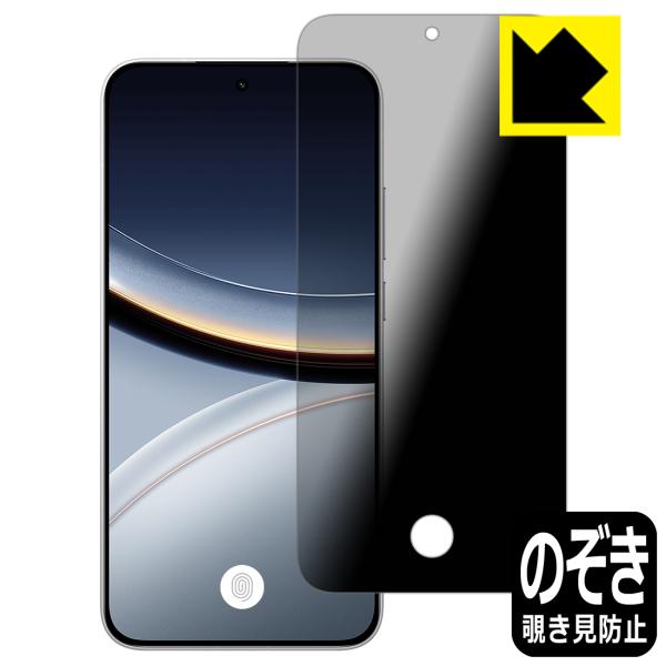 Xiaomi POCO F7 対応 [指紋窓つき] Privacy Shield 保護 フィルム 覗...
