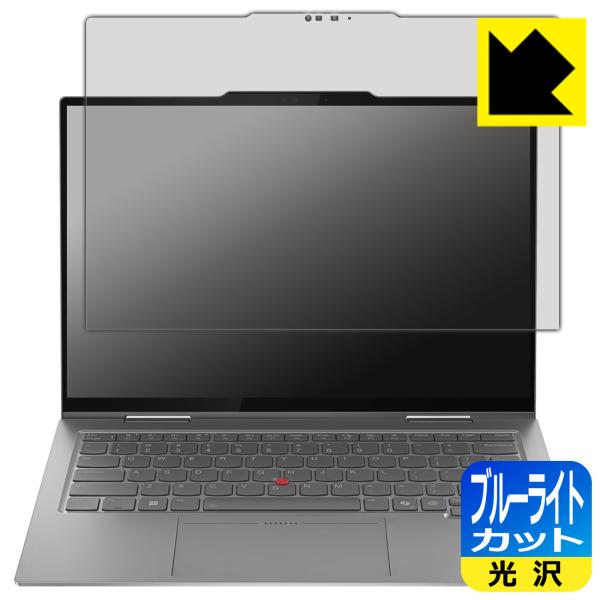 ThinkPad X1 2-in-1 Gen 10 (14型) 対応 ブルーライトカット[光沢] 保...