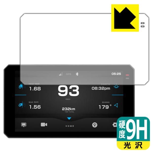 バイク用 スマートライドモニター AIO-6 MAX / AIO-6 LTE 対応 9H高硬度[光沢...