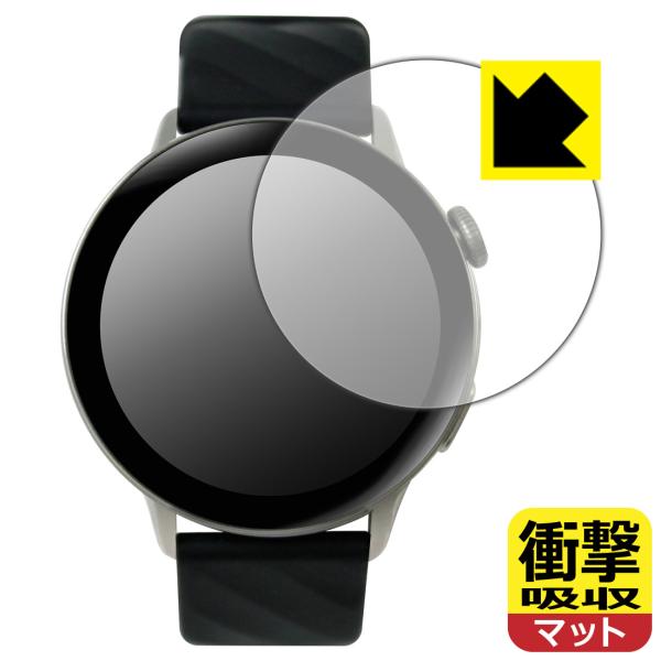 SMART R A-60 スマートウォッチ 対応 衝撃吸収[反射低減] 保護 フィルム 耐衝撃 日本...