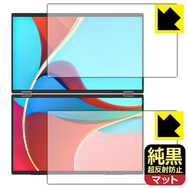 InnoView 18.5インチ デュアルモバイルモニター INVPM509-02B 対応 純黒クリ...