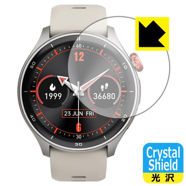 iGPSPORT スマートウォッチ LW10 対応 Crystal Shield 保護 フィルム 光...