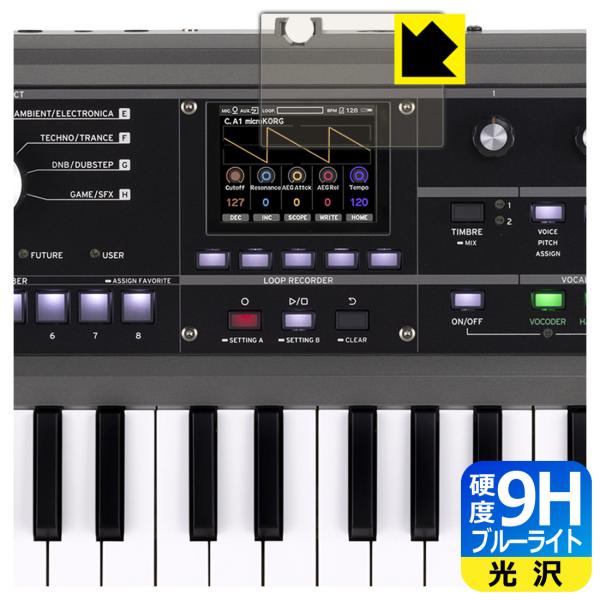 KORG microKORG2 対応 9H高硬度[ブルーライトカット] 保護 フィルム [ディスプレ...