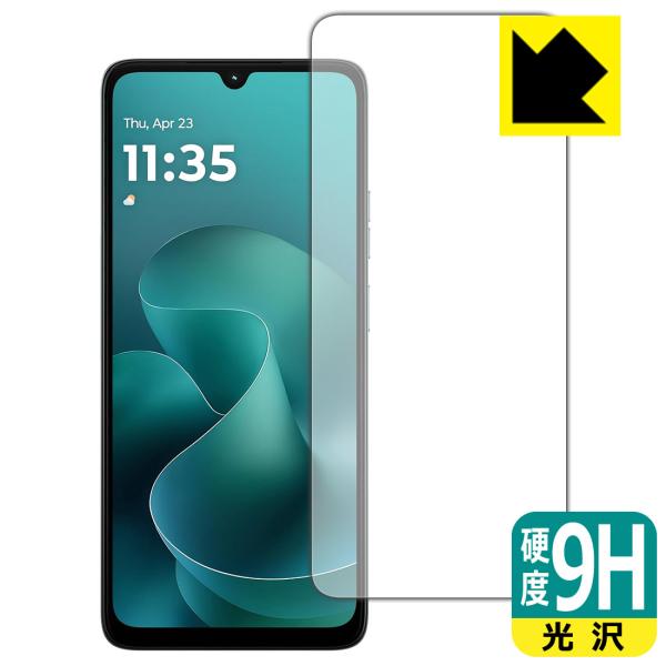moto g06 対応 9H高硬度[光沢] 保護 フィルム [画面用] [インカメラ穴なし版] 日本...