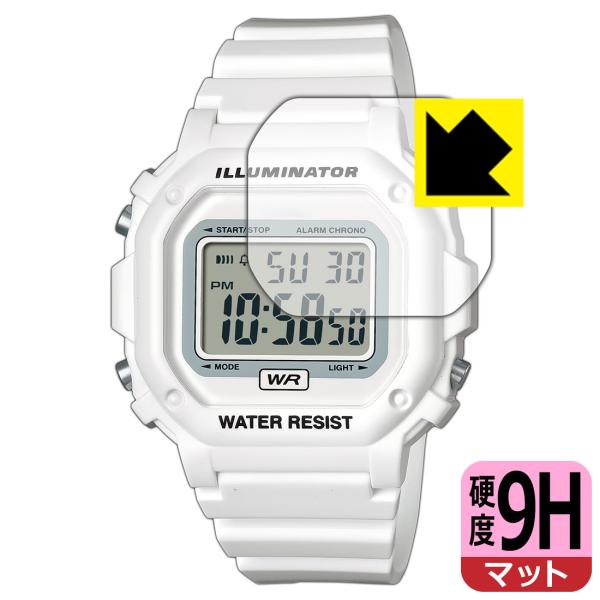 CASIO Collection F-108WHC シリーズ 対応 9H高硬度[反射低減] 保護 フ...