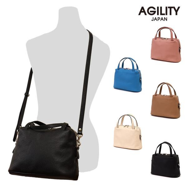 ボストンバッグ ミニボストン ショルダーバッグ  2way 小さめ レディース AGILITY af...