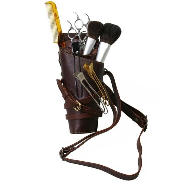 シザーケース プロ仕様 3丁挿し 美容師 スタイリスト 本革 牛革 レザー AGILITY Pro ...