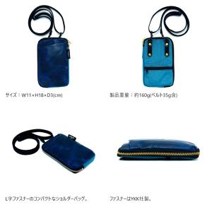 スマホショルダー メンズ 革 小さめ ミニショ...の詳細画像1