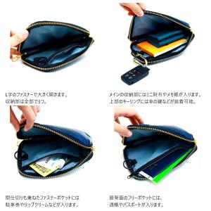 スマホショルダー メンズ 革 小さめ ミニショ...の詳細画像3