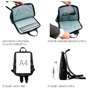 バックパック リュック 通勤 ビジネス スリム...の詳細画像3