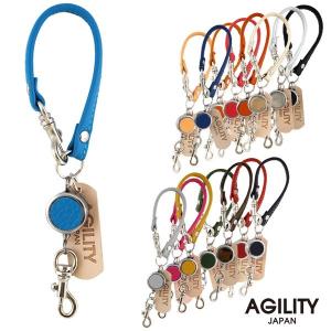 【ネコポス】リール パスケース別売 ストラップ 伸縮 革 AGILITY affa アジリティ アッファ リールストラップ2[M便 3/3]