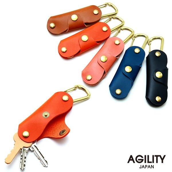 【ネコポス】キーケース 小さい コンパクト  シンプル ナスカン 極小 ミニ おしゃれ かわいい 日...