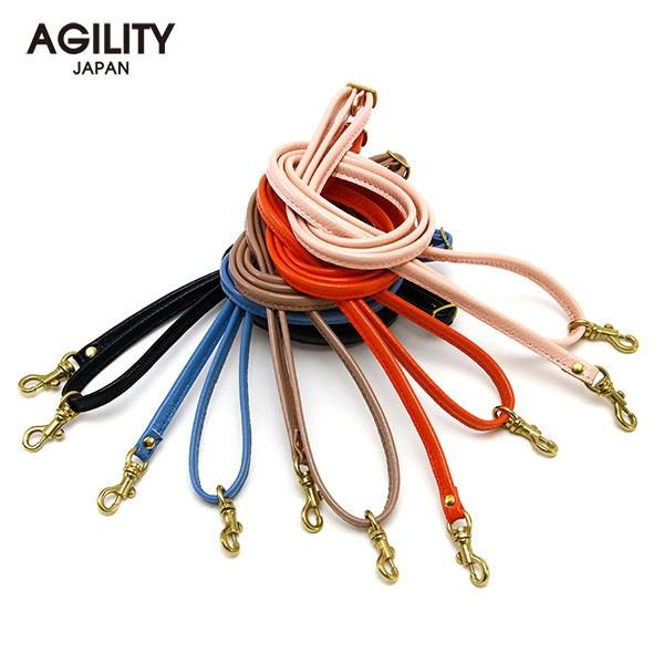 【ネコポス】ショルダーベルト ショルダーストラップ 交換用 細紐 本革 レザー AGILITY Bi...