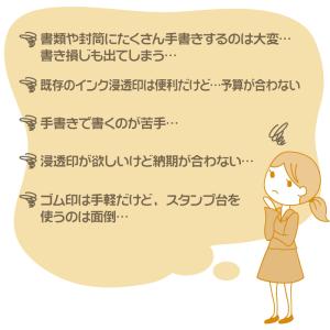 スタンプ 台不要 一行印 住所 住所印 氏名印...の詳細画像1