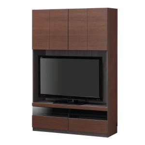 テレビ台 140cm 55インチ対応 ウォルナットブラウン ハイタイプ テレビ