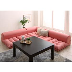 【日本製】3Pセットローソファ 座椅子にもなるローソファ 幅171cm くつろぎ オシャレ リクライニング