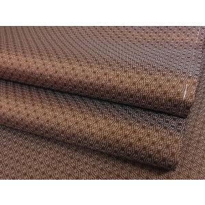 平和屋本店□極上 紬 単衣 雨絣 たとう紙付き 青山八木扱い 逸品