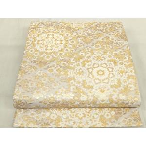 平和屋本店□極上 西陣 川島織物 六通柄 本袋帯 唐織 蜀江花文 金糸  