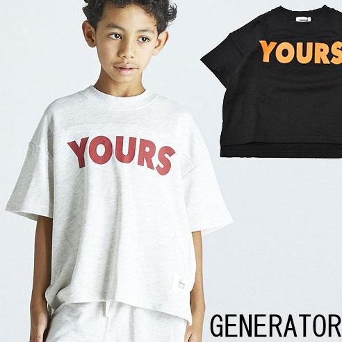 Free 大人サイズ 子供服 キッズ Tシャツ 半袖 スウェット ストリート ジェネレーター YOU...