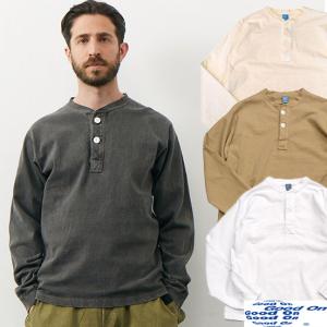 GOOD ON（グッドオン） ヘンリーネック tシャツ LS HEAVY HENLEY TEE