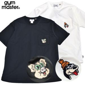 30%OFF メンズ Tシャツ 半袖 刺繍 おもしろい ジムマスター 7.4oz ANIMAL 刺繍ポケットTシャツ G121762