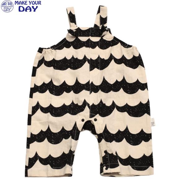 メイクユアデイ ロンパース サロペット オーバーオール ベビー 赤ちゃん カバーオール メイクユアデ...