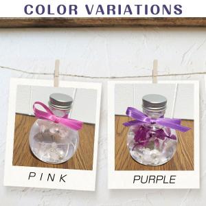 ハーバリウム ギフト あじさい 花 誕生日 紫...の詳細画像1