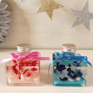 ハーバリウム プレゼント 母の日 花 紫陽花 ピンク ブルー 誕生日 プリザーブドフラワー ギフト ドライフラワー おしゃれ パール 瓶 2025 LED