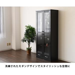 本棚 扉付き 幅80cm 大容量 おしゃれ 完成品 日本製 扉付 白 黒 本棚 扉付き 幅80cm 大容量 おしゃれ 完成品 日本製 扉付 白 黒