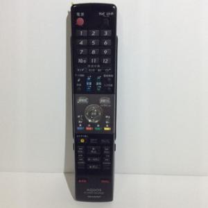 【中古】HI-VISION DVDレコーダー リモコン SHARP　シャープ AQUOS アクオス ...