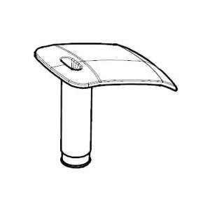 【純正品・新品】 【シャープ】 SHARP 　ホットクック用　蒸気口カバー＜ホワイト系＞（36233...