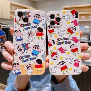 クレヨンしんちゃん スマホケース iPhoneケース iPhone14 iPhone13/12 mini アイフォンスケース ソフト 携帯ケース 携帯保護カバー XS XR 耐衝撃 お洒落 可愛い