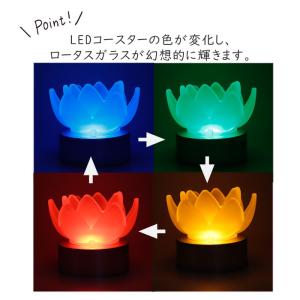 ペットお盆 盆提灯 ロウソク ロータスグレイス...の詳細画像3