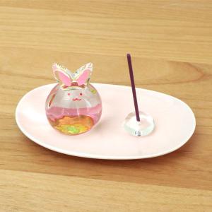 ペット仏具 香立て 虹の雫 香立てセットガラス...の詳細画像3