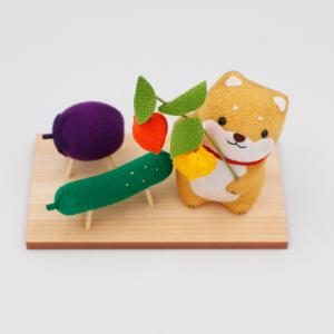 ペット お盆飾り 柴犬とお盆飾りセット(精霊馬...の詳細画像1