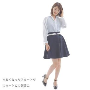 楽ちん 2way ゴム ベルト レディース 2...の詳細画像3
