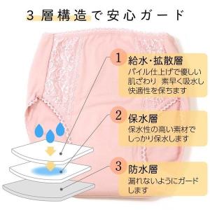 失禁ショーツ 尿漏れパンツ 下着 軽失禁 吸水...の詳細画像3