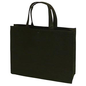 丸玉工業 トートバッグ 手提げ袋 フェルトバッグ A4ヨコ 黒