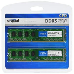 CFD販売 デスクトップPC用メモリ PC3L-12800 8GB / 240Pin / 1.35V/1.5V両対応 無期限保証 / Crucial by Micron / W3U1600CM-4G