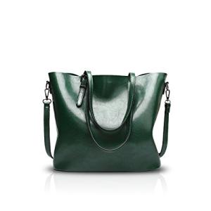 NICOLE&DORIS 新しい女性トートハンドバッグショルダーバッグクロスボディレディースメッセンジャーPUレザー 緑