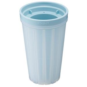 ライクイット  製氷皿 クラッシュアイスメーカー Ф8.9×高14.2cm ライトブルー 日本製 STK-07L