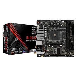 ASRock マザーボード Fatal1ty B450 Gaming-ITX/ac AMD Ryzen AM4 対応 B450 チップセット Mini-ITX マザーボード