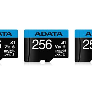 ADATA AUSDX256GUICL10A1-RA1 microSDカード 256GB microSDXC UHS-I CLASS10 A1対応 SD変換アダプター付属 /