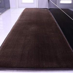 フリーリー キッチンマット 台所マット 低反発 極厚25mm 抗菌 防ダニ 65*180cm 厚手 大判 オールシーズン 滑り止め付 洗える 丸洗い サイズ