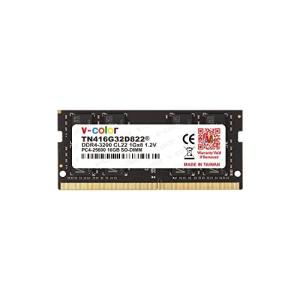 v-color Hynix IC ノートPC用メモリ DDR4 3200MHz PC4-25600 16GB  SO-DIMM 1Gx8 1.2V CL22 TN416G32D822