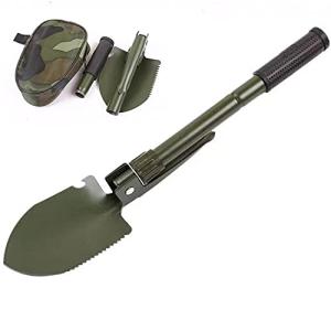 Heaven 多機能 超便利 シャベル 折りたたみ式 軍用 高炭素鋼 スコップ サバイバル 園芸 登山 旅行 車載 キャンプ