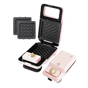 ホットサンドメーカー SOLEMOOD ワッフルメーカー 耳まで焼ける ホットサンドメーカー 電気 ワッフルメーカー 電